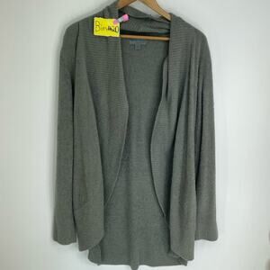 Barefoot Dreams Cozychic Lite Cardigan Size L/XL Grey